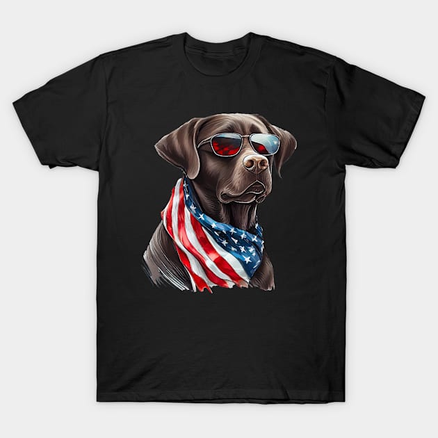 Independence Day Dog T-Shirt by equiliser